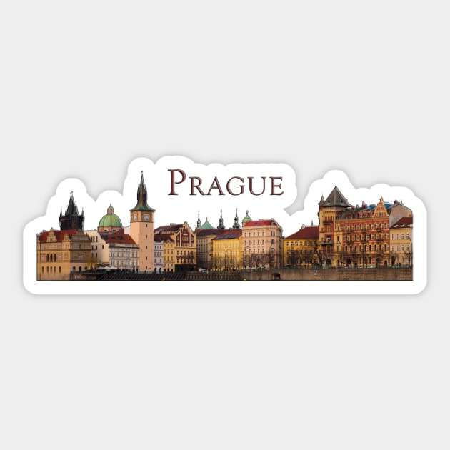 Prague Sticker by RaeTucker